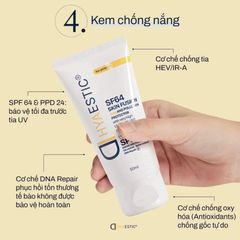 Kem Chống Nắng Hyaestic SF64 SPF50+ - Bảo Vệ Da khỏi Tia UVA/UVB, Chống Ô Nhiễm, Cấp Ẩm, Dung Tích 50ml
