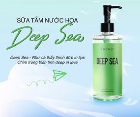 Sữa Tắm Nước Hoa Deep Sea Hương Hoa Cỏ Bodymiss 303ml (Chai)