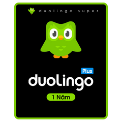 Nâng cấp Duolingo Super Plus 1 Năm chính chủ
