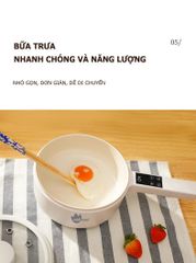 Nồi Lẩu Điện Đa Năng Mini Midimori Bộ Cơ Bản (Không Kèm Hấp Xửng)