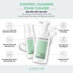 Sữa rửa mặt dành riêng cho da dầu và da hỗn hợp Ahohwa Acless Solution