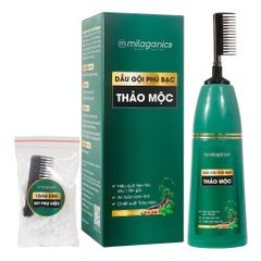 Dầu Gội Phủ Bạc Đen Tóc Thảo Mộc Thiên Nhiên Milaganics 200ml