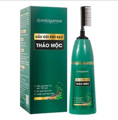 Dầu Gội Phủ Bạc Đen Tóc Thảo Mộc Thiên Nhiên Milaganics 200ml