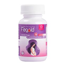 Viên Uống Bổ Sung Sắt, Acid Folic FeGold Chính Hãng Kohinoor