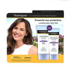 Set 2 tuýp kem chống nắng Neutrogena SPF55 147ml và 88ml