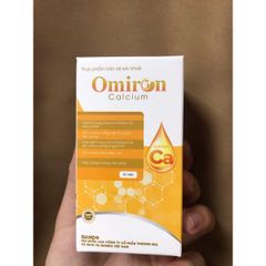 Viên Uống Omiron Calcium Hỗ Trợ Tăng Chiều Cao Hộp 20 Viên
