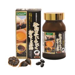 Viên tỏi đen, giấm đen Nhật Bản - Fermented Black Garlic Green+