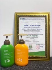 Combo Dầu Gội Xả Hữu Cơ Gừng Sả Giúp Kích Mọc Tóc, Ngăn Tóc Bết Dầu