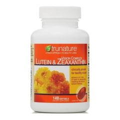 Viên bổ mắt Trunature Vision Complex Lutein & Zeaxanthin 140 viên - Hỗ trợ thị lực và bảo vệ mắt, sản phẩm từ Mỹ