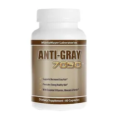 Viên uống giảm tóc bạc sớm Super Anti Gray Hair 7050 hộp 60 viên Mỹ