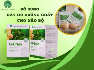 Cốm G-Brain Bổ Sung Dưỡng Chất Phát Triển Não Bộ Của Trẻ