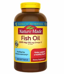 Viên dầu cá Nature Made Fish Oil 1200mg - 360mg  - 300 Viên