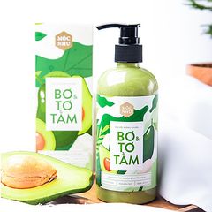 Dầu Gội Mộc Nhu Bơ  Tơ Tằm Dành Cho Tóc Nhuộm & Hư Tổn 300ml