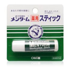 Son Dưỡng Omi Menturm Nhật Bản 4G - Giảm Khô Nứt Nẻ Môi, Thư Giãn Với Hương Bạc Hà Tươi Mát, Sản Phẩm Medicated Chất Lượng Cao