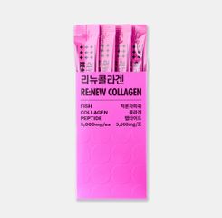 Renew Collagen Wellit 5000mg Peptide Cá Hồng Hàn Quốc