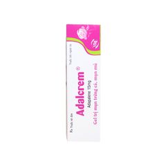 Kem Trị Mụn Trứng Cá Adalcrem Plus - Giúp Giảm Mụn Đầu Đen, Nốt Sần và Mụn Mủ - Dành Cho Da Mặt, Ngực, Lưng