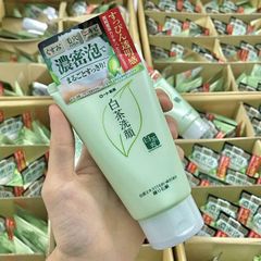 Sữa Rửa Mặt Trà Xanh ROHTO Shirochasou 120g - Dưỡng Sạch Da, Ngăn Ngừa Mụn, Giúp Da Tươi Sáng, Hương Trà Xanh Thư Giãn
