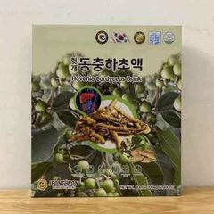 Nước Giải Rượu Đông Trùng Hạ Thảo Jeongwon Hàn Quốc - Bổ Gan, Thanh Nhiệt, Giải Độc - Hỗ Trợ Giảm Nhức Đầu Sau Uống Rượu