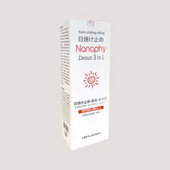 Kem Chống Nắng Nanophy Desun SPF 50+ 3 in 1 - Dành Cho Da Mụn, Da Dầu, Bảo Vệ Tia UV & IR, Dưỡng Da, Trang Điểm Tự Nhiên