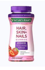 Kẹo Dẻo Hair, Skin, Nails Gummies 230 Viên - Hỗ Trợ Sắc Đẹp Tóc, Da, Móng, Vitamin Tổng Hợp Chính Hãng Nature's Bounty