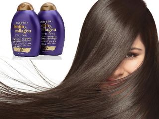 Bộ Dầu Gội Và Dầu Xả Biotin & Collagen hỗ trợ kiềm dầu của Mỹ