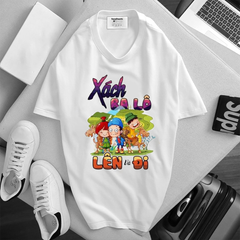 Áo Thun Đồng Phục Đi Phượt - Áo Team Du Lịch Xách Balo Lên Và Đi Cotton Tici Chất Lượng Cao THT8