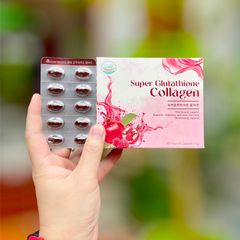 Super Collagen SaeJin White Viên Uống Giúp Da Trắng Hồng
