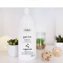 Sữa Dưỡng Thể Goat's Milk  ZIAJA Cấp Ẩm, Phục Hồi Và Tái Tạo Da 400ml