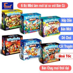 Combo 6 Hộp Đồ Chơi Board Game - Đi Tìm Kho Báu Mini 1,2,3,4,5,6