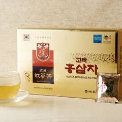 Trà Hồng Sâm Buleebang Hàn Quốc - Hộp 100 Gói x 3g Bổ Sung Sức Khỏe, Thảo Mộc Thiên Nhiên, Hương Vị Độc Đáo