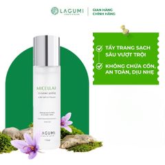 Nước Tẩy Trang Lagumi 150ml - Chiết Xuất Nhụy Hoa Nghệ Tây, Làm Sạch Sâu, Dịu Nhẹ Cho Mọi Loại Da, Không Cay Mắt