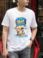 Áo Thun Đồng Phục Nhóm Áo Lớp Áo Thun Find Your Way Hài Hước THT27