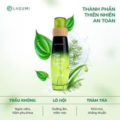 Dung dịch vệ sinh phụ nữ Lagumi 100ml - Chiết xuất trầu không và tràm trà, hỗ trợ giảm viêm ngứa cho mẹ bầu và sau sinh