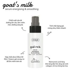 Serum Dưỡng Ẩm Goat's Milk ZIAJA Giúp Giảm Nhăn 50ml