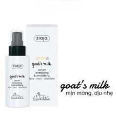 Serum Dưỡng Ẩm Goat's Milk ZIAJA Giúp Giảm Nhăn 50ml