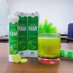 Viên Sủi Slim Hami Hỗ Trợ Chuyển Hóa Chất Béo Hiệu Quả | Hộp 20 Viên