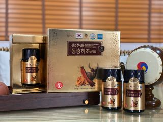 [Hàn Quốc] Cao Hồng Sâm Nhung Hươu Đông Trùng JK 2 Lọ 250g