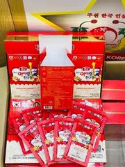 Nước Hồng Sâm Baby Bio Apgold 20ml x 30 gói - Tăng cường sức đề kháng, hỗ trợ phát triển chiều cao cho trẻ em từ 6-12 tuổi