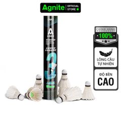 Quả cầu lông Agnite chính hãng, ống 12 quả cầu lông vũ