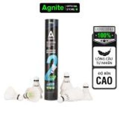 Quả cầu lông Agnite chính hãng - F2202S - 12 quả cầu lông vũ