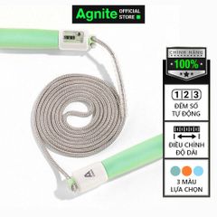 Dây Nhảy Thể Dục Lõi Bông Agnite F4111 - Dụng Cụ Đếm Vòng Tự Động Cao Cấp, Tập Cardio Hiệu Quả Cho Mọi Lứa Tuổi