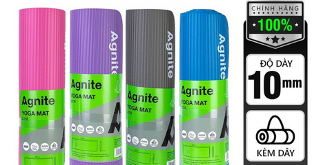 Thảm tập Yoga và GYM cao cấp chuyên dụng AGNITE - EL110