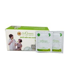 Muối Biển Nha Đam Dr.Green 30 Gói - Rửa Mũi Dịu Nhẹ, An Toàn Cho Bé và Người Lớn, Chống Kích Ứng, Hỗ Trợ Hô Hấp