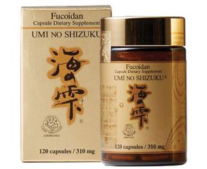 Viên uống Tảo nâu Fucoidan Umi No Shizuku Nhật Bản Hộp vàng 120 viên