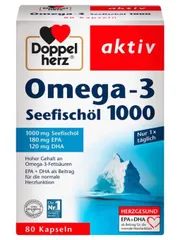 [Đức] Dầu cá Omega 3 1000mg Doppelherz 80 viên