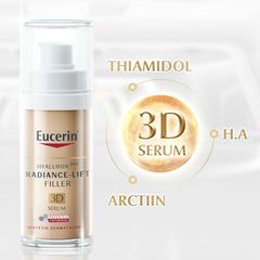 Tinh Chất Eucerin Hyaluron Radiance Lift 3D Serum 30mL - Giảm Nếp Nhăn, Săn Chắc Da, Chống Thâm Sạm Cho Mọi Loại Da