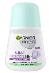 Lăn khử mùi suốt 48h Garnier Mineral 6 in 1