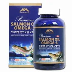 Viên uống dầu cá Salmon Omega Hàn Quốc hộp 300 viên x 1,001mg