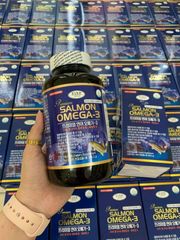Viên uống dầu cá Salmon Omega Hàn Quốc hộp 300 viên x 1,001mg
