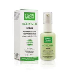 Tinh Chất Martiderm Acniover 30ml - Giảm Mụn, Kiểm Soát Nhờn, Dành Cho Da Dầu & Nhạy Cảm, Chứa Niacinamide & Prebiotics